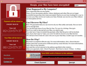 Read more about the article WannaCry ransomware attack